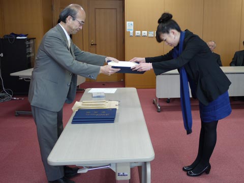 Special Master course commencement ceremony